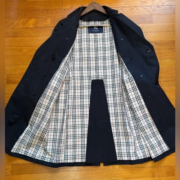 【Burberry】Nova Check Trench Coat Jacket with LinerSize S